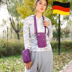Damen-Umhängetasche für Mobiltelefon, Schultertasche, Geldbörse, Handtasche - Bild 1 von 17