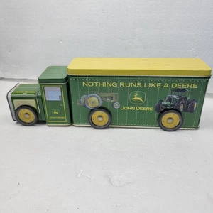 John Deere Sattelzug Nichts läuft wie ein Deere 3 Fächer Sammler Blech - Bild 1 von 9