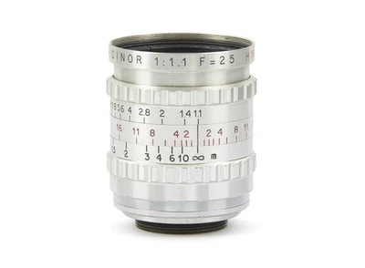 Som Berthiot Cinor 1.1/25mm H16 RX Lens M25 C-mount - Image 1 of 4