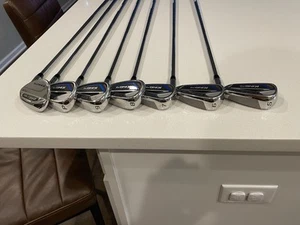 PRISTINE Cobra F8 One Length Irons 5-GW, Regular R Flex Steel Smart Shafts Golf - Picture 1 of 10