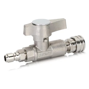 Válvula de bola lavadora a presión, válvula de bola DN10 - 3/8" 5000 PSI, alta presión Ba... - Imagen 1 de 7