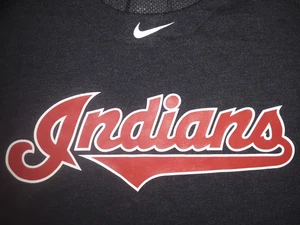 CLEVELAND INDIANS GUARDIANS SHIRT NIKE ON FIELD MLB MEN PE PLAYER M MED XXL RARE - Picture 1 of 9