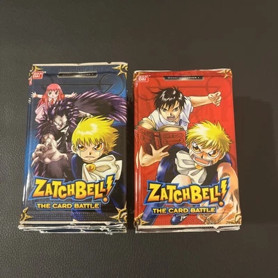 Fifty (50) BANDAI CCG TCG ZATCH BELL! The Card Battle Series 1 Booster Packs - Image 1 of 4
