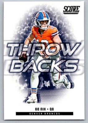 2024 Score Bo Nix Denver Broncos #6 - Image 1 of 2