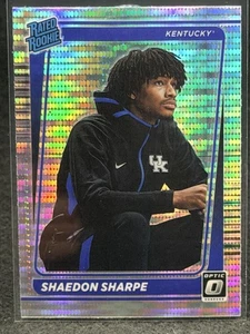 Chron. 2022 Draft Picks #21 Shaedon Sharpe Donruss Optic Rated Rookie Pulsar - Bild 1 von 2