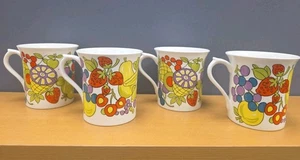 Rosina Queens Covent Garden MCM Tazas Tazas RARO Colorido Fruta Hueso Fino China  - Imagen 1 de 16