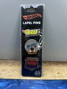 Juego de 3 pasadores de colección Hot Wheels juego de solapas - Imagen 1 de 4