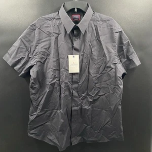 UNTUCKit Shirt Mens XL Black Button Up Short Sleeve Coufran Regular Fit NWT - Picture 1 of 6