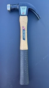Vintage True Temper Hammer 400 Curved Claw Cushion Grip Wood 🇺🇸 Excellent - Picture 1 of 15