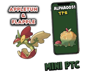 Pokemon Flapple & Appletun mini p t c 60k - Picture 1 of 1