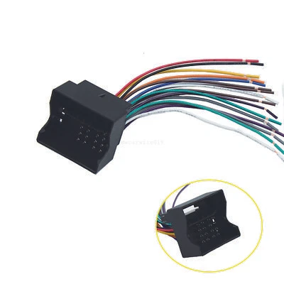 Car Radio Stereo Install Wire Harness Connector For BMW X5 Mini Cooper 2002-2006 - Image 1 of 4
