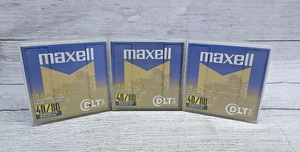 Maxell DLT-IV 40/80 DLT Cintas 1/2" Cartucho de Cinta Paquete de 3 Hecho en Japón NUEVO - Imagen 1 de 4