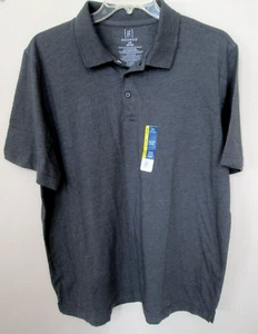 George Polo Shirt Men Size L/G 42-44 dark Grey Pullover Short Sleeve-New - Picture 1 of 5