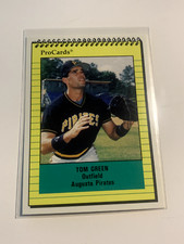 TOM GREEN 1991 ProCards Augusta Pirates PWE SHIP