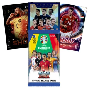 Topps Match Attax EURO 2024 ENERGY CHROME SHIELD BLACK EDGE SIGNATURE PICK CARD - Picture 1 of 65