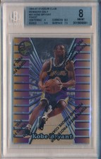1996-97 Stadium Club Members Only #52 Kobe Bryant Finest RC Rookie BGS 8
