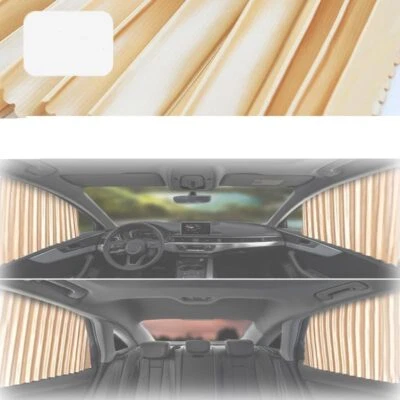 Parasol extraíble de privacidad para ventana lateral magnética de ajuste universal para automóvil Foto 1 de 4