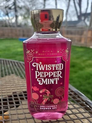 Bath & Body Works Twisted Peppermint Shower Gel Vitamin E & Shea ~ 10 fl oz - Image 1 of 2
