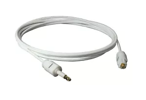 1,5m Mini Toslink Kabel Stecker auf 3,5mm Toslink-Klinke für Echo Studio weiß - Picture 1 of 1