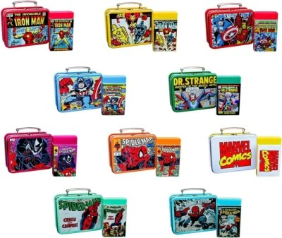 Mini lonchera Metakeshi Serie 1 Marvel Comics 10 piezas borrador de exhibición Iron Man Foto 1 de 4