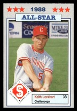 1988  Jennings Southern League All-Stars Keith Lockhart #5 Lookouts