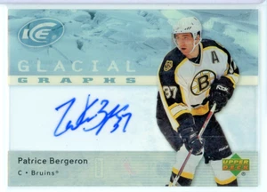 2007-08 Upper Deck Ice Glacial Graphs #GGPB Patrice Bergeron - Picture 1 of 2