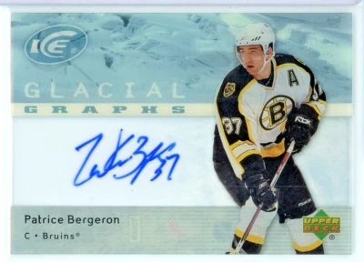 2007-08 Upper Deck Ice Glacial Graphs #GGPB Patrice Bergeron - Image 1 of 2