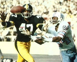 MEL BLOUNT STEELERS INTERCETTAZIONE COLORE 8X10 AFC CHAMPIOSHIP 1/6/80 - Foto 1 di 1