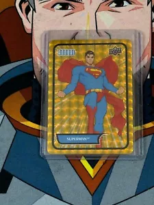 2023-24 UD DC Annual SUPERMAN Backscatters Stickers GOLD #B-10 - Picture 1 of 2