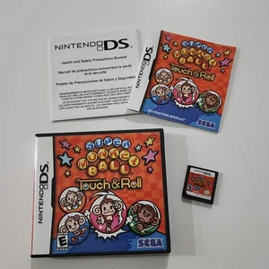 Super Monkey Ball Touch & Roll DS Lite Game Nintendo 2005 Tested Works Box Inc - Picture 1 of 8