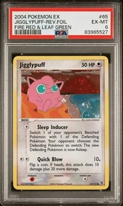 2004 Pokemon EX Fire Red Leaf Green Jigglypuff Reverse Holo 6 PSA 6 Ex Mint - Picture 1 of 2