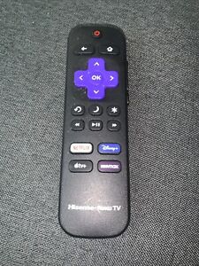Genuine Hisense Roku TV RC-ALIR Remote Control Netflix Disney+ Apple TV+ HBOMAX