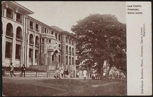 SIERRA LEONE postcard The Law Courts, Freetown - Picture 1 of 1