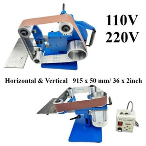 DIY Schleifen Poliermaschine 1100W Polierer Bandschleifer Home Sharpener - Bild 1 von 11