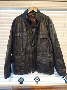 Coach Mens Wyatt Jacket Field Cargo Lightweight, Lined Coat, Black, XXL Coat - Picture 1 of 24