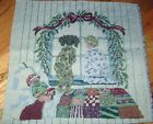 1 Cute "Christmas Watching for Santa Tapestry" Pillow Top Fabric Panel