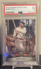 Babe Ruth 2022 Topps Museum Collection Card No. 60 PSA 7