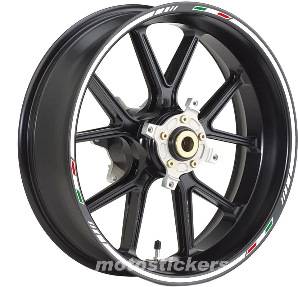 Bimota YB10 - Pegatinas Ruedas - Juego Ruedas Modelo Sport Tricolor Foto 1 de 1