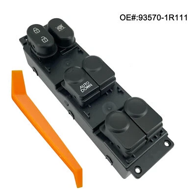 Interruptor de ventana eléctrica maestro de puerta del conductor para Hyundai Accent 2011-2017 repuesto Foto 1 de 4