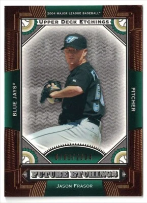 2004 Upper Deck Etchings #102  Future Etchings - Jason Frasor #/2,004 - Image 1 of 2