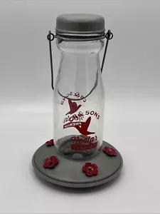 Jersey Kolibri Futterhaus Glas Milchflasche von More Birds 5 Futterstationen 18oz - Bild 1 von 4