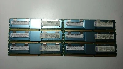IBM 6x 2GB 12GB DDR2 RAM Arbeitsspeicher ECC SN: 43X5060 - Bild 1 von 2
