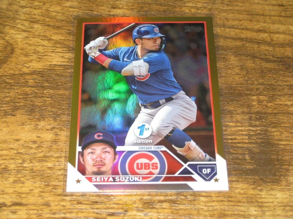 2023 Topps Series 1 Baseball 1st Edition Gold Foil Seiya Suzuki - Image 1 of 1