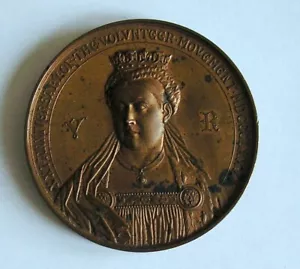 QUEEN VICTORIA 1881 - ANNIVERSARY OF THE VOLUNTEER MOVEMENT MEDALLION - RARE - Bild 1 von 16