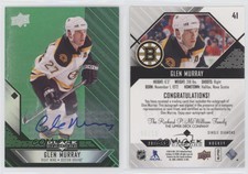 2014-15 Upper Deck Black Diamond Emerald Auto /10 Glen Murray #41 Auto
