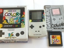 Nintendo Gameboy Color Pokemon Limited edition silver console,Manual,Boxed-I1-
