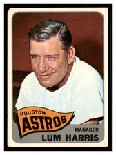 1965 Topps Lum Harris #274   MGR Houston Astros