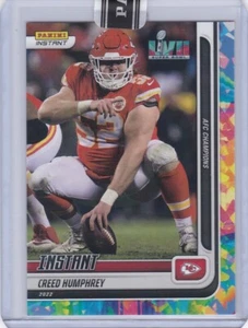 Creed Humphrey CHIEFS 2022 PANINI INSTANT AFC CHAMPIONS #252 VERSICOLOR 2/5 - Picture 1 of 2
