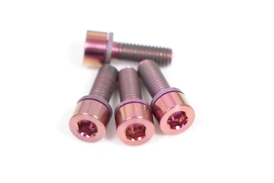 Titanium M5 Bolts Allen 5 x18mm Red/Blue/Black/Gold  Single bolt price! - Image 1 of 2
