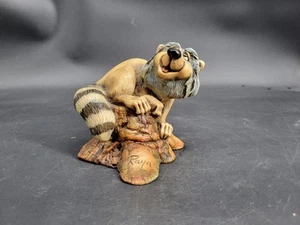 Figura Mapache John Raya Pottery Beasties Goofy De Colección Firmada EE. UU. 1988 5" - Imagen 1 de 24